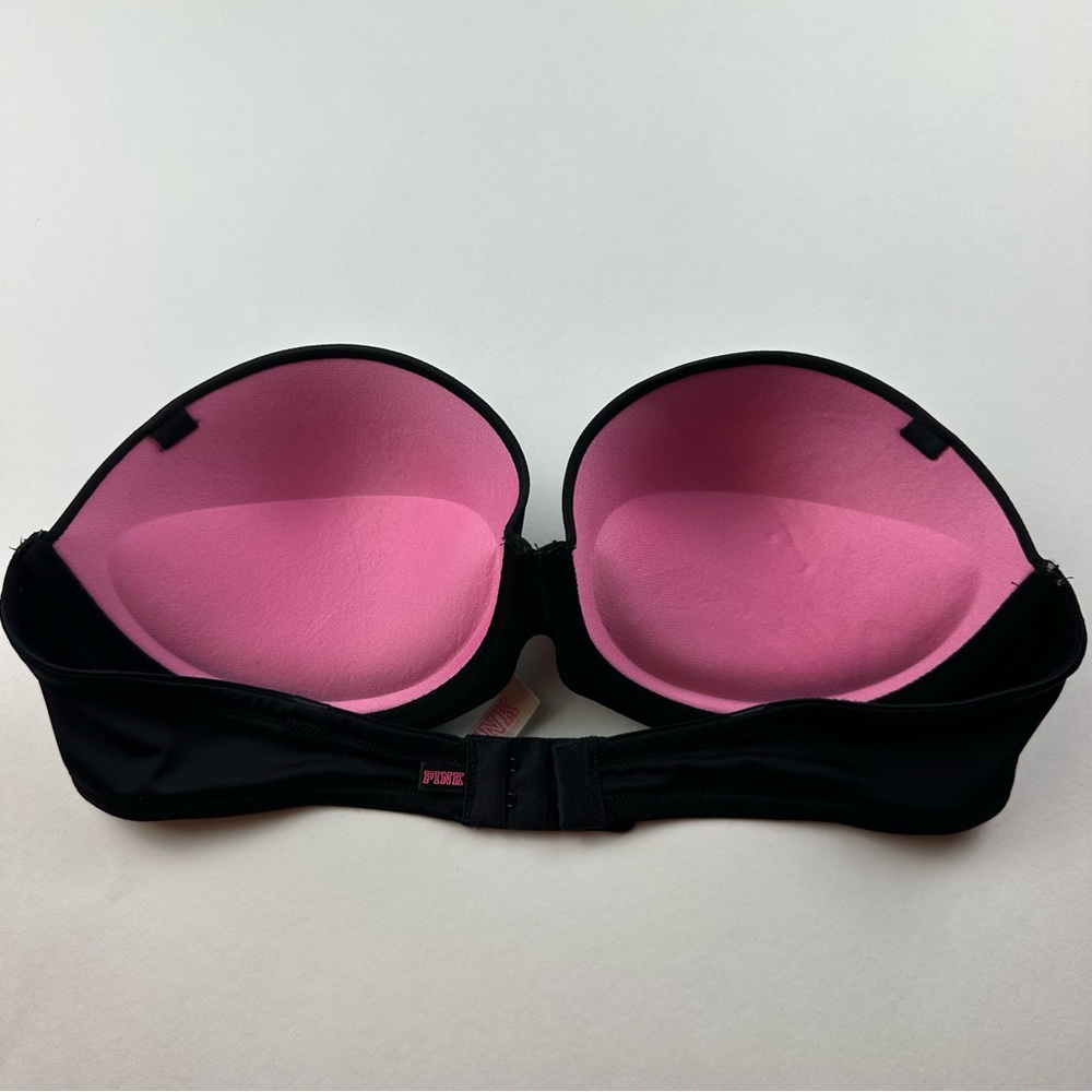 PINK Victoria’s Secret Push-Up Strapless Bra 36B #6731 - Picture 2 of 5